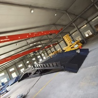 Plateforme élévatrice à ciseaux fixe robuste, double vérin hydraulique 1 tonne 1,4 m, élévateur de marchandises électrique hydraulique stationnaire en acier inoxydable
