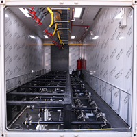 Solution clé en main de centre de données conteneurisé refroidi par liquide, centre de données modulaire à 3 étages pour serveurs IA GB300