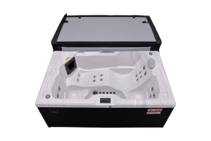 Gym Villa Fitness & Massage Recovery : Bain à remous double zone chaud <span class=keywords><strong>et</strong></span> froid, bain de glace, baignoire froide - Product Image 2
