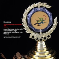 Trophées créatifs Shinkemo en plastique en forme de branche d'olivier, vente en gros directe d'usine, design rotatif, fabriqués en Chine pour les enfants