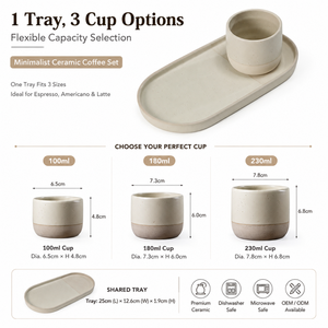 <span class=keywords><strong>Set</strong></span> di Tazze da <span class=keywords><strong>Caffè</strong></span> in Ceramica Stile Nordico Personalizzato Kingze 230ml per Casa, <span class=keywords><strong>Caffè</strong></span> e Ristorante - Product Image 3