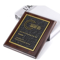 Vente chaude Relief Sculpté En Bois Prix et Trophées Certificat Honor Plaque Plaques En Bois Personnalisées
