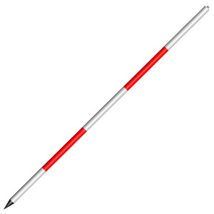 Casillas Aluminum Alloy <b>Measuring</b> Pole 2m 3m 5m Red White Road Engineering Surveying <b>Tool</b> - Product Image 5