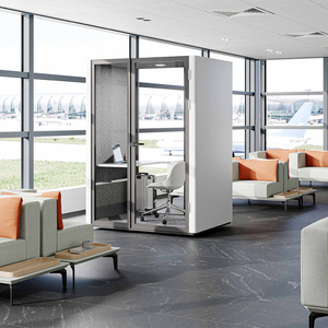 Flexspace 2025 nuovo moderno insonorizzato silenziatore cabina di lavoro per riunioni cabina telefonica acustica insonorizzata da lavoro per la vendita - Product Image 5
