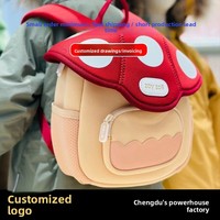 Sac à dos unisexe pour la maternelle, fabriqué en usine, en microfibre et cuir synthétique, ultra-léger, 20L, avec fermeture éclair, motif dessin animé