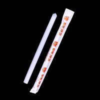 Paille à boire compostable personnalisée PLA Sharp Jumbo Bubble Tea 12mm