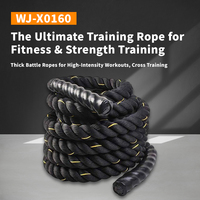 Corde de combat personnalisée pour entraînement physique et renforcement des bras, 38mm 50mm, en vente