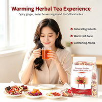 Tisane aux herbes, sucre roux, gingembre, jujube, longane, goji, rose – Sachet de mélange chaud et nourrissant – Boisson naturelle pour le bien-être féminin – Vente en gros OEM