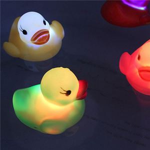 Customized Cute Swimming Water <b>Bath</b> Toys Squeaky Colorful Flashing Night Silicone Sensor Mini <b>Light</b> Led Rubber Duck - Product Image 6