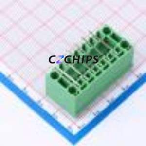 JL2EDGKRHM-50806G01 Plug-in Terminal Block Bent Lead Through Hole,P=5.08mm Board-to-Board / Socket - Closed Screw Fixing 2x6P - Product Image 2