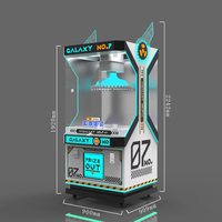 Machine à pinces à monnayeur pour trois tailles de pinces, machine à prix et cadeaux, distributeur automatique de jouets, machine à pinces, borne d'arcade pour centres de divertissement (FEC)