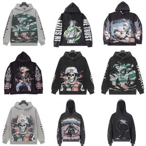 Felpa con Cappuccio da Uomo in Puro Cotone 100% <span class=keywords><strong>di</strong></span> Alta Qualità, Stile Streetwear, Tuta Sportiva Pesante, Modello Speed Hoodie 2025 - Product Image 1