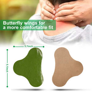 Parche de músculo de cuello de moxibustión con ingredientes herbales naturales, parches de alivio de Dolores adhesivos para rodilla para adultos - Product Image 3