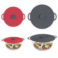 Accessoires de cuisine, couvercles extensibles et réutilisables, couvercles en silicone réglables pour garder la tasse fraîche, couvercle en silicone flexible de qualité alimentaire