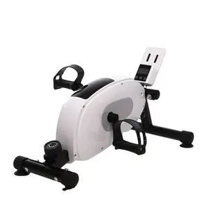 Grosir Pedal lipat sepeda latihan Mini pedometer portabel di bawah meja dengan tampilan LCD untuk lengan dan kaki