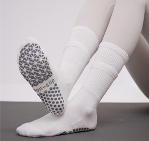 <span class=keywords><strong>Calcetines</strong></span> Antideslizantes Profesionales de Doble Capa para Fitness, <span class=keywords><strong>Calcetines</strong></span> de Yoga hasta la Pantorrilla - Product Image 1