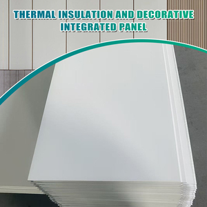 Panneau sandwich métallique ignifuge écologique de haute qualité <span class=keywords><strong>pour</strong></span> mur extérieur de villa, bardage en acier sur mesure, design moderne, isolé - Product Image 2