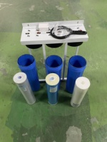 KAMAMUTA Meilleure Vente Boîtier de filtre à eau PP à charbon actif 10 pouces Manuel/Électrique Grande Cartouche Bleue 300 GPD Usage Domestique