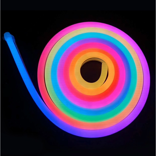 Силиконовая неоновая Светодиодная лента SMD4040 rgb с супер яркостью на заказ