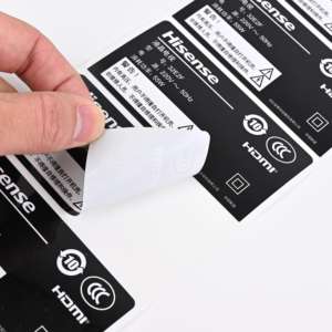 Tem nhãn decal vinyl tự dính, chống dầu, bền, chống thấm nước, in cuộn, dùng để đóng gói - Product Image 2