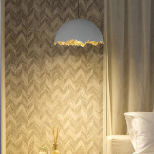 Lustre design nordique en feuille d'or, hauteur réglable, économie d'énergie, luminaire suspendu créatif et personnalisé pour salons - Product Image 3