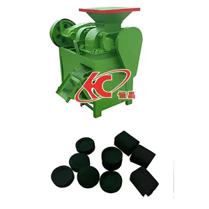 hengchang small scale carbon salt charcoal briquette making machine for sale