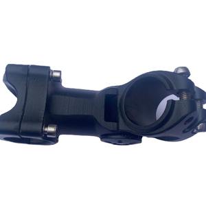 Elevador de manillar ajustable para bicicleta, manillar de aleación de aluminio negro, ligero, para bicicleta de montaña, bicicleta plegable de engranaje fijo - Product Image 3