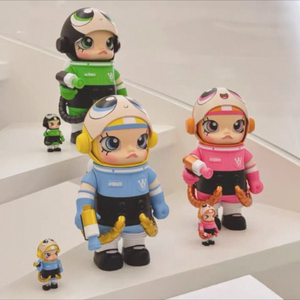 Popmart Mega Space Molly 400%+100% Powerpuff Girls Statuetta Anime Buttercup Bubbles Blossom Bambola di Peluche da Collezione Regalo per Bambini - Product Image 4