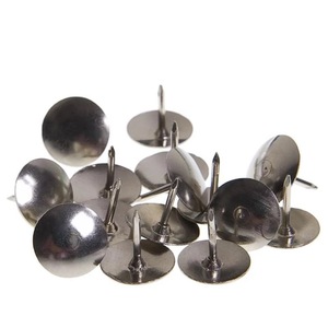 Deli Thumbtacks Metal Round Head 0040 Office Use Pushpins Corkboard Nails - Product Image 1