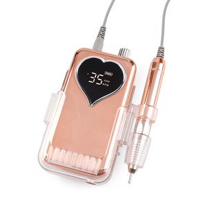 Perceuse à ongles portable <span class=keywords><strong>prix</strong></span> d'usine fourniture d'ongles pour Logo de Salon professionnel <span class=keywords><strong>ponceuse</strong></span> e-file rechargeable personnalisée 35000 tr/min - Product Image 2