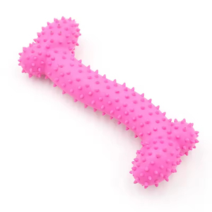 Jouet à mâcher pour chien en TPR, résistant aux morsures, pour le nettoyage des dents et l'entraînement des molaires, coloré, durable et souple, en forme de biscuit - Product Image 5