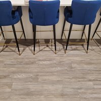 Tabouret de Bar confortable, à Base métallique et en velours, chaise haute pour salle à manger, Restaurant, offre spéciale,