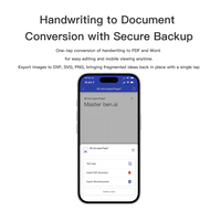 Carnet intelligent multifonction personnalisé A5 AI Carnets Journal papier-écran Syn