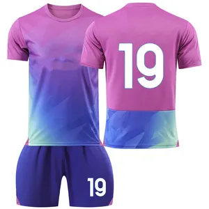 Wholesale Of High-quality Breathable Youth Football Jerseys Top Tier Football Children's Clothing Football Sets