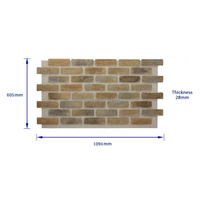 NEU 2025 Panneau flexible en fausse pierre Décoration Briques Panneau de revêtement Panneaux de placage mural Revêtement mural Extérieur pour placage de maison