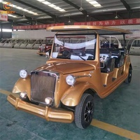 Carrito de Golf de 11 Plazas, Vehículo Eléctrico con Batería, Turístico, Antiguo, Clásico, Vintage