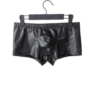 Calzoncillos bóxer de imitación de charol sexy para hombre, ropa interior estilo CatSuit para club nocturno - Product Image 5