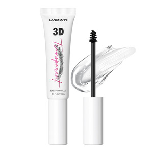 <span class=keywords><strong>Gel</strong></span> de <span class=keywords><strong>Cejas</strong></span> 2 en 1 de Doble Punta a Prueba de Agua de Marca Privada, Crema Estilizadora de <span class=keywords><strong>Cejas</strong></span> 3D Naturales y Salvajes, Esencia Vegana de Larga Duración para <span class=keywords><strong>Cejas</strong></span> - Product Image 4