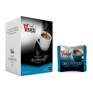 Caffè Verz 100 Capsule Decaffeinate Compatibili con NESPRESSO 0,15g/Capsula - Product Image 1