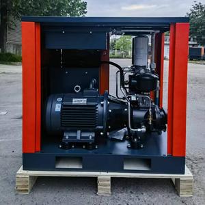 เครื่องอัดอากาศแบบสกรูควบคุมด้วย PLC อัจฉริยะ พร้อมหน้าจอสัมผัส เครื่องอัดอากาศอุตสาหกรรม ทนทานและเชื่อถือได้ 11kW 15HP 8bar - Product Image 5