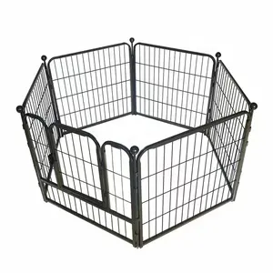 Cheap XXL Indoor Outdoor Double Door Durable Aud Mesh Dog Cage Dog Pens And Kennel Home Jumping Run Fencing Panels