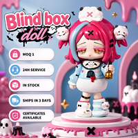 Missy SweetSad Loli Blind Box Serie Crow Paradise Figura Coleccionable de Conejita Adorable Juguete Kawaii Adorno de Escritorio Regalo para Niña