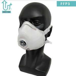 Grosir Respirator putih dewasa FFP3 sekali pakai bantalan hidung PU penuh dan masker debu Filter berbentuk cangkir - Product Image 3