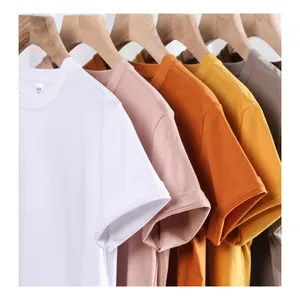 New Fashion Graphic T Shirts Unisex 100% Cotton T-shirt Plain Blank Basic Tshirts Wholesale Manufacturers for Customs Clothes