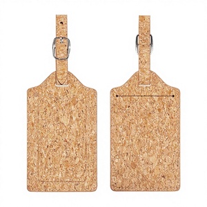 Personalized Name <b>ID</b> PU Leather Eco-Friendly High Quality Durable Travel Luggage <b>Tags</b> Letter Pattern Custom Logo Fashionable - Product Image 5