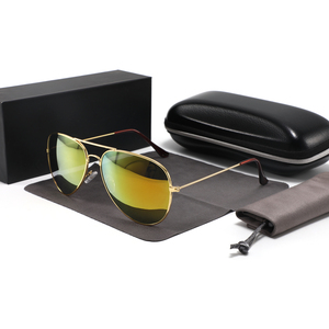 2025クラシックサングラス特大男性デザイナーサングラス男性ブランドデザイナービンテージ金属サングラス屋外運転用 - Product Image 2