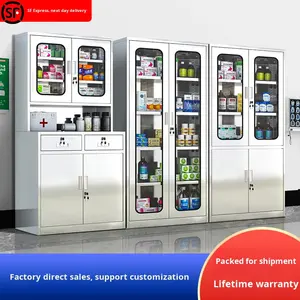 <span class=keywords><strong>Armoire</strong></span> à médicaments multifonctionnelle en acier inoxydable 304, design moderne, pour <span class=keywords><strong>pharmacie</strong></span>, clinique, hôpital, origine Chine - Product Image 2