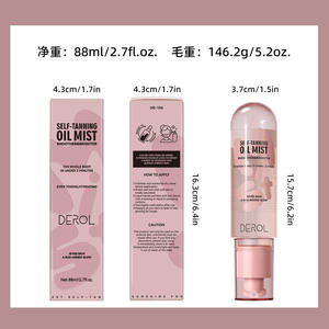 Venta al por mayor DEROL hidratación profunda refrescante no graso color trigo natural suave tono de <span class=keywords><strong>piel</strong></span> brillante incluso niebla de aceite <span class=keywords><strong>autobronceador</strong></span> - Product Image 4