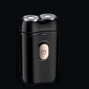 Afeitadora compacta de viaje para lavado a prueba de agua para el hogar, Afeitadora eléctrica portátil inalámbrica de dos cuchillas - Product Image 2