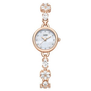 Bracelet de mode pour femme, montre à quartz élégante, luxueuse, étanche, montre-bracelet pour femme - Product Image 1